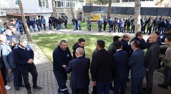 Yahyalı Belediye Başkanı Öztürk, belediye personeliyle bayramlaştı