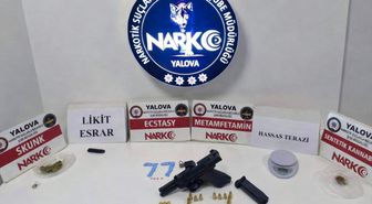 Yalova merkezli uyuşturucu operasyonunda 4 zanlı tutuklandı
