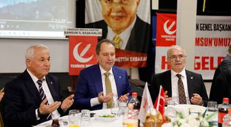 Yeniden Refah Partisi Genel Başkanı Erbakan, Samsun'da iftar programına katıldı