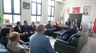 Yeniden Refah Partisi heyetinden Derecik ilçesine ziyaret