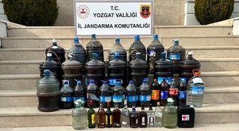 Yozgat'ta 343 litre sahte alkol ele geçirildi