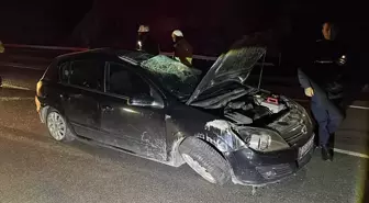 Yozgat'ta devrilen otomobildeki 5 kişi yaralandı