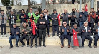 Yozgat'ta İsrail'in Gazze'ye yönelik saldırıları protesto edildi