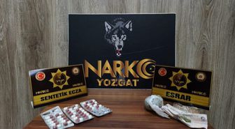 Yozgat'ta uyuşturucu operasyonunda 2 zanlı yakalandı