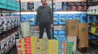 Zara Belediyesinin iş makinelerine malzeme desteği