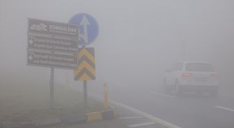 Zonguldak'ta yoğun sis etkili oluyor