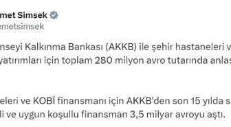 Avrupa Konseyi Kalkınma Bankası ile 280 milyon avroluk anlaşma imzalandı