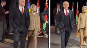 Brüksel'e giden Hacıosmanoğlu'nun yürüyüşü ve tavırları olay oldu