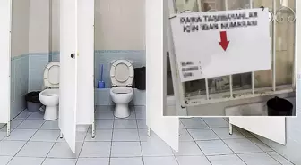 Cami tuvaletine asılan yazı tartışma yarattı
