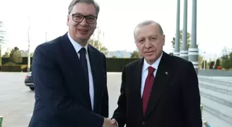 Cumhurbaşkanı Erdoğan, Sırbistan Cumhurbaşkanı Vucic'i resmi törenle karşıladı