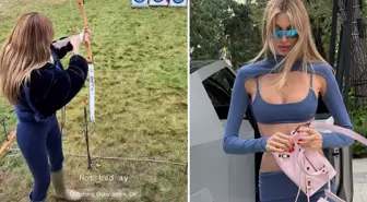 Hakkında yakalama kararı olan Şevval Şahin'in okçuluk paylaşımı sosyal medyanın gündeminde