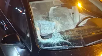 Kaza yaptığı yere dönmek isterken otomobil çarptı, ağır yaralandı