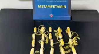 Ordu'da yakalanan yabancı uyruklu şüphelinin midesinden 198 gram metamfetamin çıktı