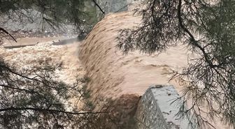 Aydın'da dere taştı; 9 ev tedbir amaçlı tahliye edildi