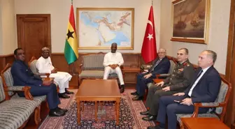 Bakan Güler, Gana İçişleri Bakanı Muntaka ile bir araya geldi