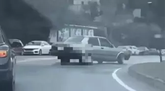 Beykoz'da drift yapan sürücüye 109 bin lira ceza: Ehliyeti alındığı halde direksiyon başına geçmiş