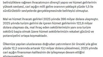 Cevdet Yılmaz: Cari açık, OVP ile uyumlu gerçekleşmiştir