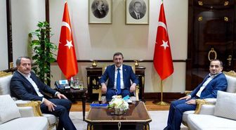 Cumhurbaşkanı Yardımcısı Yılmaz, Memur-Sen Genel Başkanı Yalçın'ı kabul etti