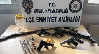 Hatay'da toprağa gömülü silahlar ele geçirildi