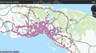 İstanbul'da Yağışlı Hava Trafik Yoğunluğunu Artırdı