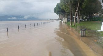 Muğla'da Şiddetli Yağış Sonucu Göl Taştı