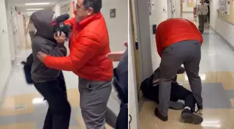 Profesöre bak sen! Kamerayı görünce tek bir söz söyleyip saldırdı