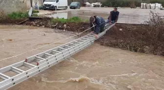 Muğla'da Eşen Çayı taştı: 2 kişi mahsur kaldı
