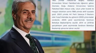 Yusuf Alemdar'ın diploması yok mu, Sakarya Büyükşehir Belediye Başkanı Başkanı Yusuf Alemdar ne mezunu?