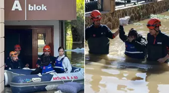 24 saatte 74 kilogram yağış! Su göğüs hizasına çıktı, vatandaşlar botlarla kurtarıldı