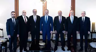 Bakan Fidan, GYUK Başkanı Ali Şaat'ı kabul etti