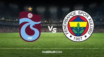 Fenerbahçe 11'i! Maç kadrosu Trabzonspor Fenerbahçe ilk 11'ler belli oldu mu? Trabzonspor Fenerbahçe maç kadrosu ilk 11!