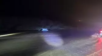 Suya gömülen araçta 1 kişi yaralandı