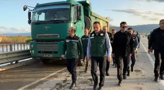 Tarım ve Orman Bakan Yardımcıs Gizligider, Aydın'da taşkın alanlarını inceledi