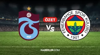 Trabzonspor Fenerbahçe maç özeti ve golleri! (2-3) Trabzonspor Fenerbahçe kaç kaç bitti, golleri kim attı?