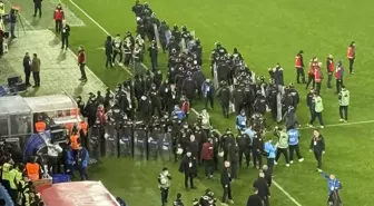 Trabzonspor taraftarı maç biter bitmez çılgına döndü