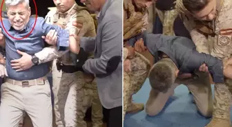 Bakana canlı yayında elektroşok! Acılar içinde yere devrildi