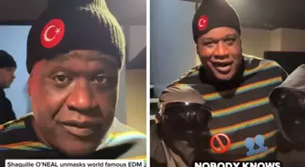 Cumhurbaşkanı Erdoğan ile basketbol oynayan Shaquille O'Neal, Türk bayraklı şapka ile video paylaştı