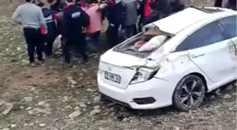 Diyarbakır'da otomobil yoldan çıktı: 1 yaralı