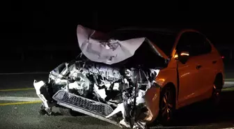 Elazığ'da yaşanan kazada 3 kişi yaralandı: O anlar kamerada