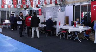 Türk Kızılay'ı ve KIYAMDER kan bağışı etkinliği düzenledi