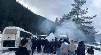 Üniversite öğrencileri karın tadını çıkardı