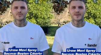 14 Milyon takipçili Icardi'nin paylaşımı gündem oldu: Viral 'Mavi Sprey'nin arkasında Türk markası var