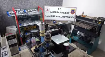 Ankara'da resmi belgede sahtecilik yapan şahıs gözaltına alındı