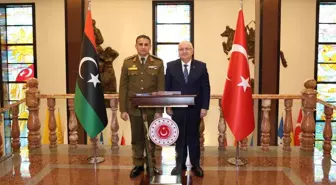 Bakan Güler, Libya Genelkurmay Başkan Vekili?Korgeneral Al-Namroush'u kabul etti