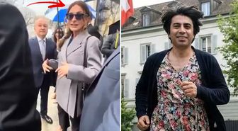 Mihriban Aliyeva'dan muhalif gazeteciye tokat gibi cevap: Sen değil miydin kadın kıyafeti giyen?
