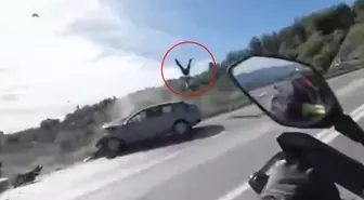 Ölüm böyle geldi! Arkadaşı saniye saniye kaydetti