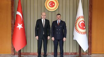 TBMM Başkanı Kurtulmuş, Bakan Çiftçi'yi kabul etti