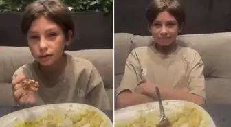 Çocuğuna domuz eti yediren baba tepki çekti