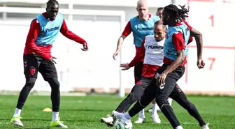 Samsunspor, KF Shkndija maçı hazırlıklarını tamamladı