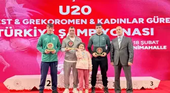 U20 Grekoromen Güreş Türkiye Şampiyonası sona erdi